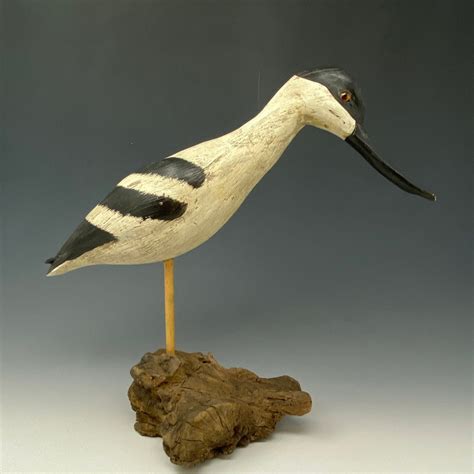 Wood Shorebirds Sculpture Etsy