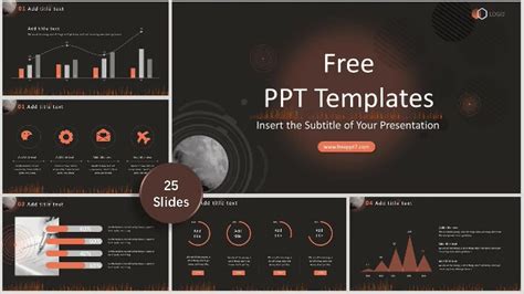 Black Orange Business Powerpoint Templates Google Slides