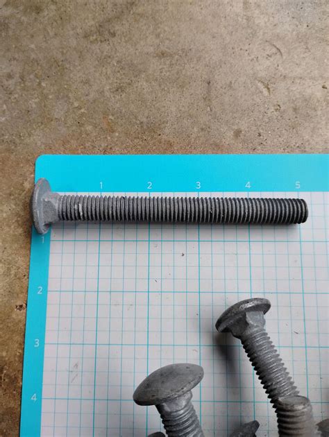 X Carriage Bolts Hot Dip Galvanized Quantity Ebay