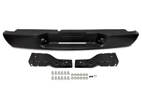 Black Rear Bumper Assembly For Chevy S Gmc Sonoma Fleetside