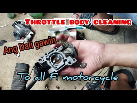 Xrm Fi Throttle Body Cleaning Youtube