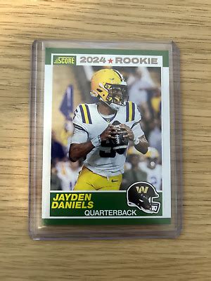 Score Th Anniversary Rookie Jayden Daniels Rc Ebay