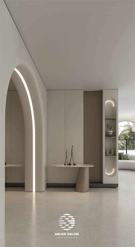 CURV AND LINES VILLA Behance Living Room Design Decor Cabinetry