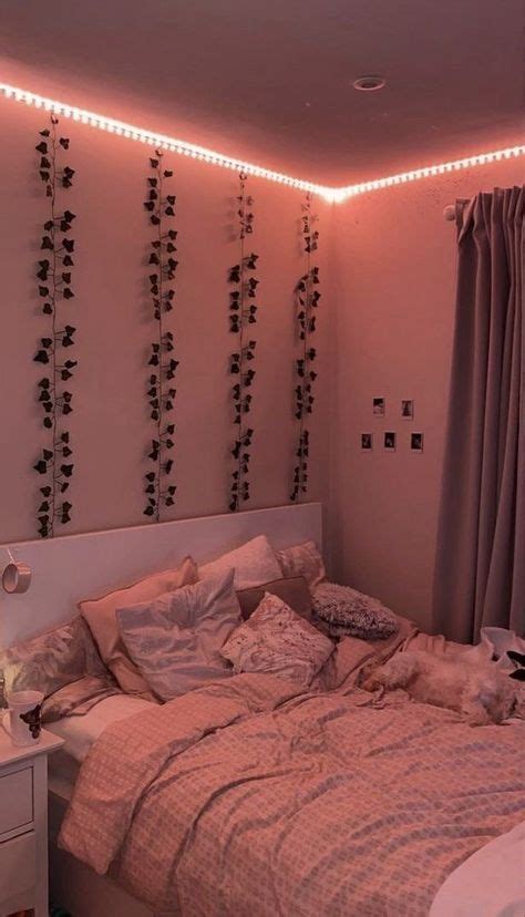 Wall Vines Apartment Bedroom Design Aesthetic Bedroom Small Room