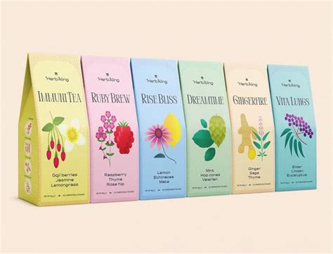 Herb Aling Tea Packaging Design