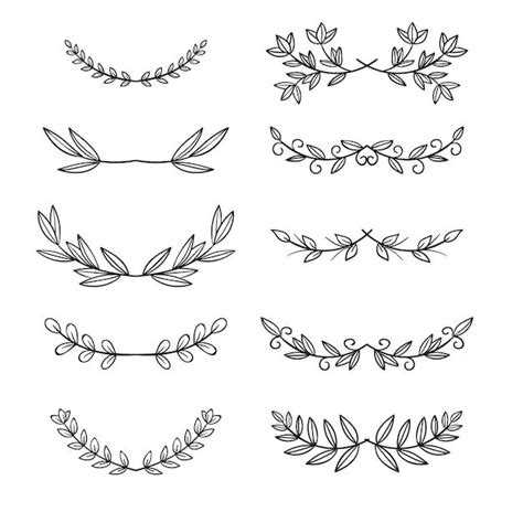 Premium Vector Hand Drawn Wedding Ornaments Set Hand Drawn Wedding