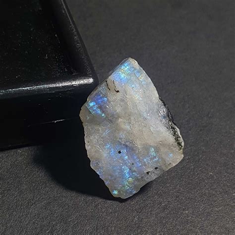 Natural Rainbow Moonstone Raw Loose Gemstone Fire Rough Pcs