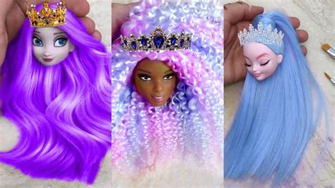 New Cool Hairstyle For Doll Diy Miniature Ideas For Barbie Doll