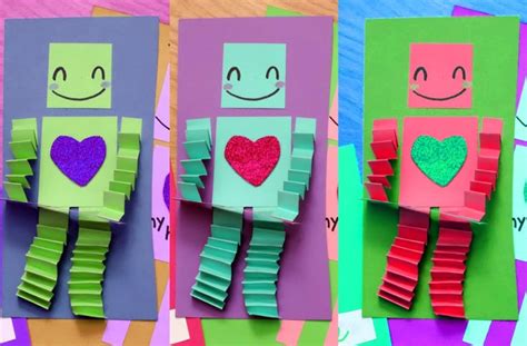 Pin On Robots Hearts Crafts