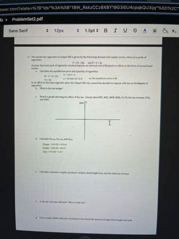 Answered Q Q P X So The Equilibrium Price Is