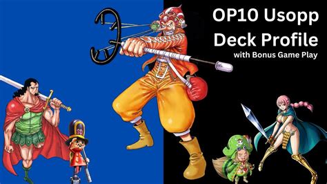 One Piece Tcg Usopp Deck Profile For Op Meta With Bonus Game Play