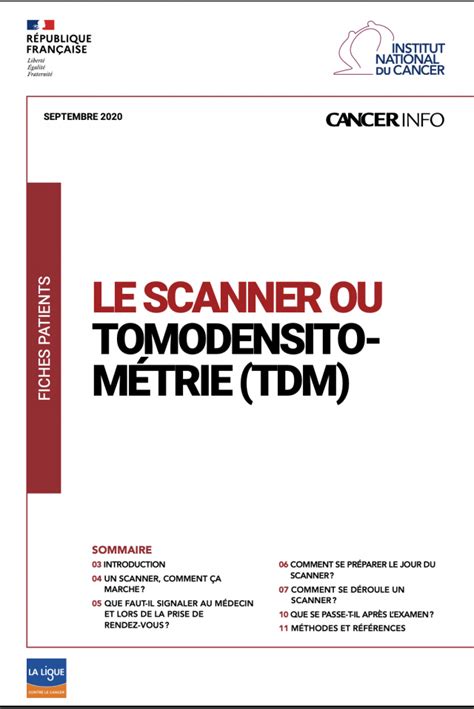 Le Scanner Ou Tomodensitom Trie Tdm