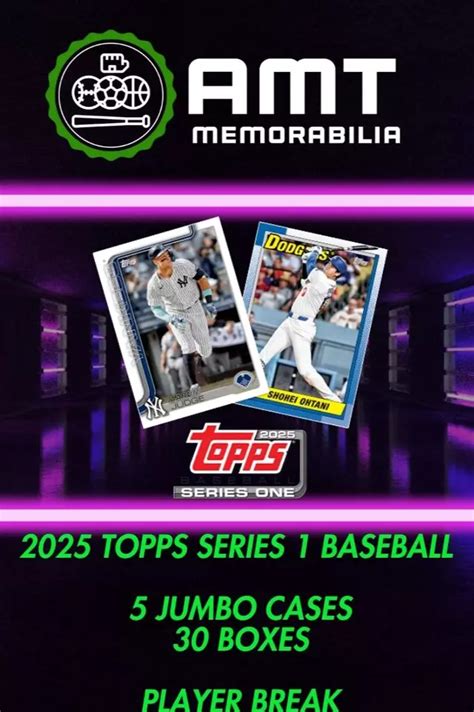 Jumbo Case Topps Baseball Series Player Break Ebay