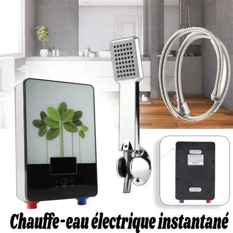 Rho Chauffe Eau Lectrique Sans R Servoir Avec Pommeau De Douche W