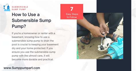 How to Use a Submersible Sump Pump? 7 Easy Steps to Follow