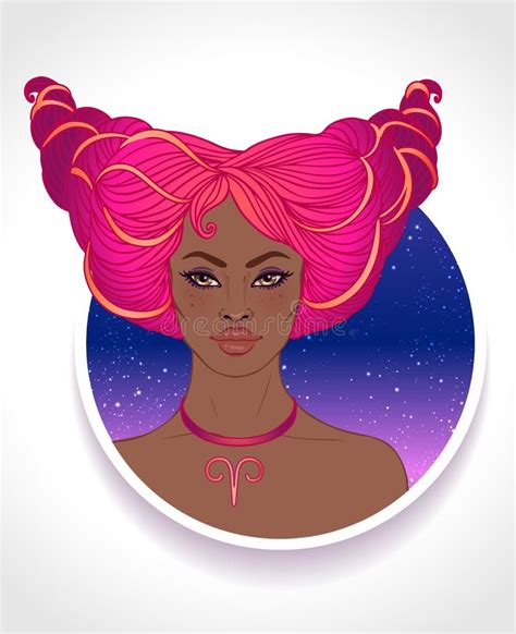 Astrological Sign As Beautiful Girl Stock Illustrations 665