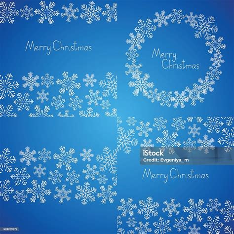 Xmas Snowflakes Background For Your Design Stock Illustration ...