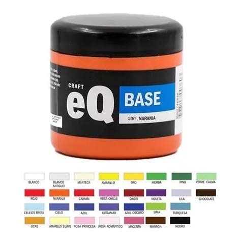 Base Acrilica Eq En Pote De Cc X Unidad