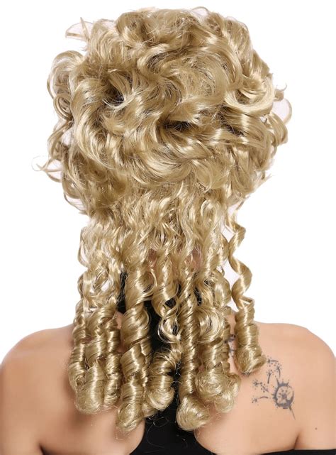 Per Cke Damen Karneval Barock Renaissance Romantik Spiral Locken