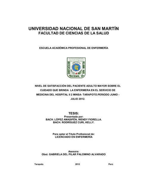 Documento Universidad Nacional de San Martín