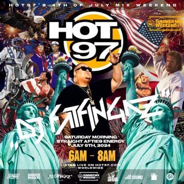 LIVE ON HOT DJ FATFINGAZ HOT S TH OF JULY MIX WEEKEND NO COMMERCIALS By