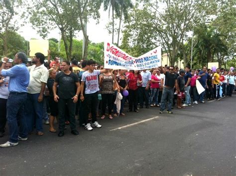 G Professores Fazem Protesto Em Frente Sede Do Governo Do Amazonas