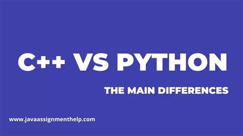 Ppt C Vs Python The Main Differences Powerpoint Presentation Free Download Id 10698290