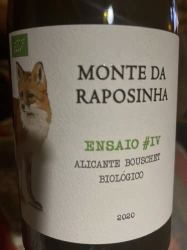 Monte Da Raposinha Ensaio IV Alicante Bouschet Vivino US