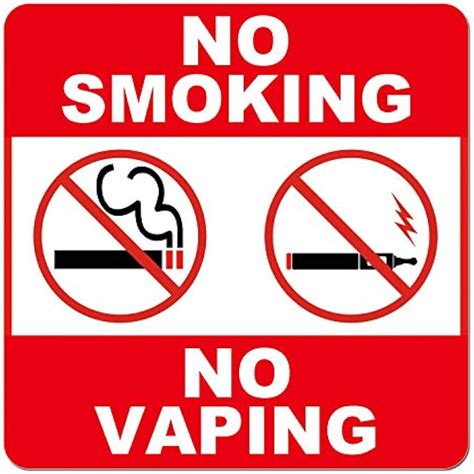 Printable No Smoking Or Vaping Signs