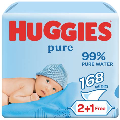 Huggies Baby Wipes Pure 56 Pcs Promo 2 1