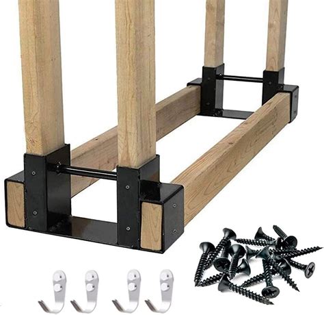 Amazon Firewood Log Storage Rack Bracket Kit With Screws Steel