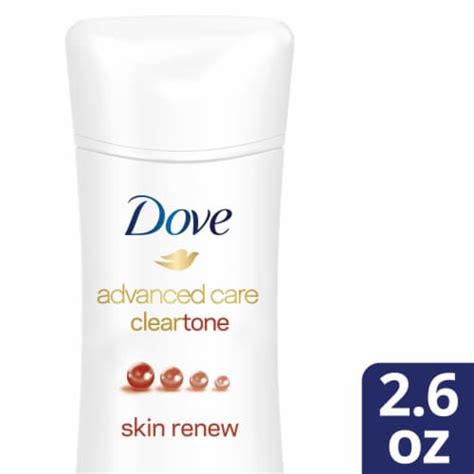 Dove Advanced Care Clear Tone Skin Renew Antiperspirant Deodorant Stick For Women 26 Oz King