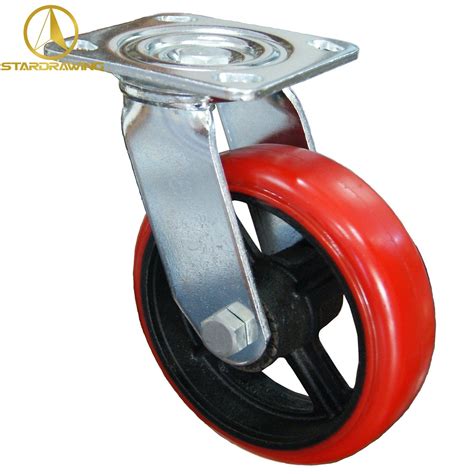 Stardrawing 3 4 5 6 8 10 Inch Polyurethane Wheels Caster China