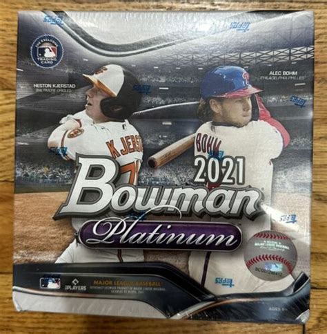 2021 Bowman Platinum Baseball Mega Box 20 Packs 887521100668 EBay