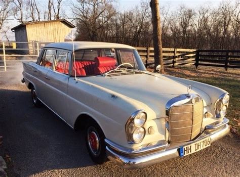 1962 Mercedes Fintail W111 220b Heckflosse For Sale Photos Technical