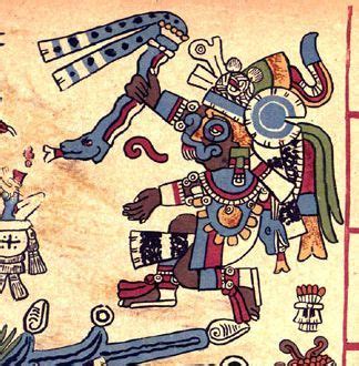 Tlaloc God Of Rain Codex Borbonicus Indianie Dioses