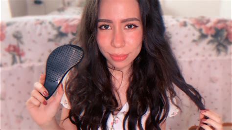 Asmr Cepillando Mi Cabello Brushing My Hair Youtube