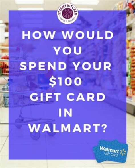 Walmart Gift Card Giveaway Steamy Kitchen Recipes Giveaways