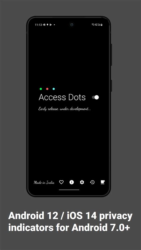 Android 용 Access Dots Android 12iOS 14 privacy indicators APK 다운로드