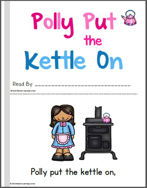 Polly Put the Kettle On Nursery Rhyme Packet - Mamas Learning Corner