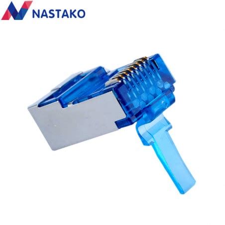 Conector RJ45 CAT 5e Metálico Protegido 2U