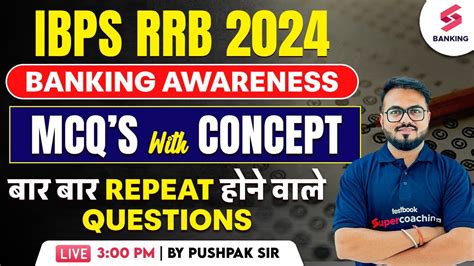 IBPS RRB PO Clerk 2024 Banking Awareness MCQs With Concept IBPS