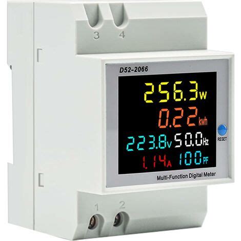 Ac V A Compteur Electrique Consommation Sous Compteur