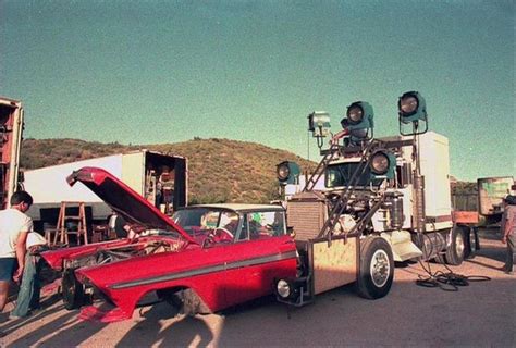 "Christine" (1983) - behind the scenes filming | Cars movie, American classic cars, Corvette summer