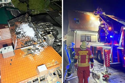 Wohnhaus In Teutschenthal Steht Lichterloh In Flammen Starker Wind