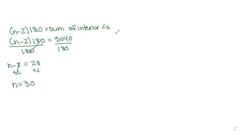 Solvedthe Sum Of The Measures Of The Angles Of A Regular Polygon Is