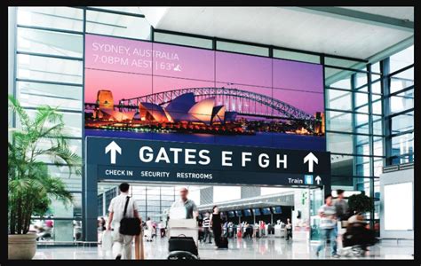 Airport Digital Signage Benefits Avixa Xchange