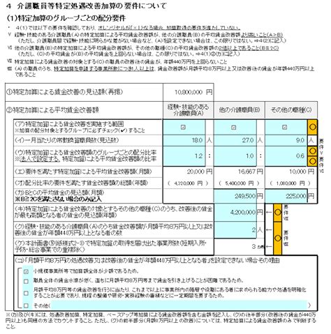 【令和5年度対応】介護職員処遇改善加算等の処遇改善計画書の書き方と記入例！様式の無料ダウンロード 介護経営ドットコム