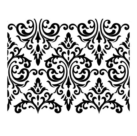 Free Damask Template Printable Templates