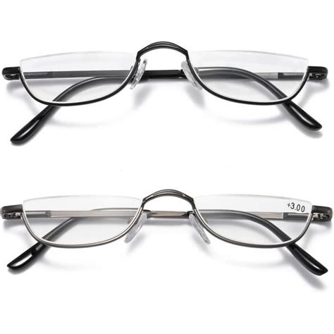 Paires Lunettes De Vue Lecture Demi Lune Lunette Pour Lire Mince